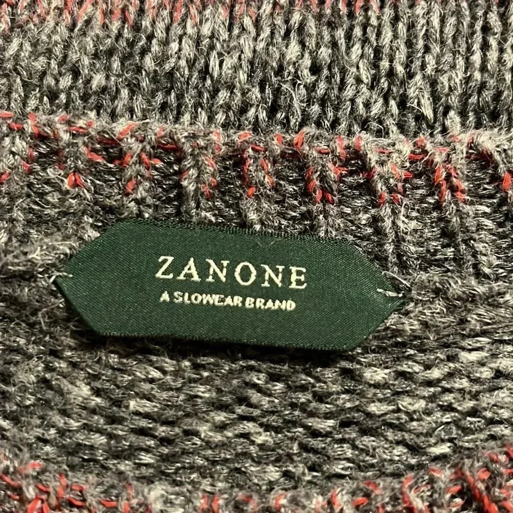 Zanone Sweater Mens Long Sleeves Sz 48